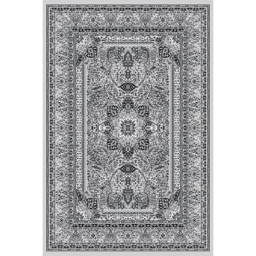 Marrakesh Berber vloerkleed laagpolig rechthoek 160x230cm grijs