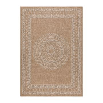 Dhaka Shapl binnen- & buitenkleed loper 80x150cm jute beige