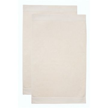 Seahorse Pure badmat 50x90cm crème (2 stuks)