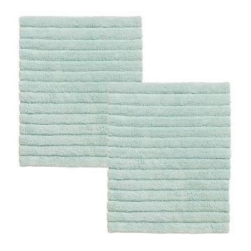 Seahorse Board badmat 50x60cm gletsjerblauw (2 stuks)