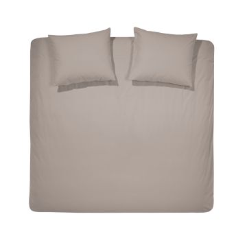Cinderella Morning 2-persoons dekbedovertrekset 200x200cm flanel taupe
