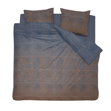 Damai Souk 2-persoons dekbedovertrekset 200x220cm katoen roestbruin
