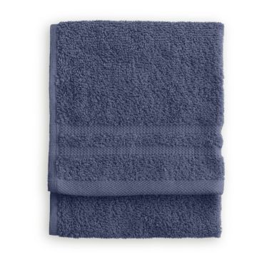 Bath Basics gastendoek 30x50cm blauw (2 stuks)