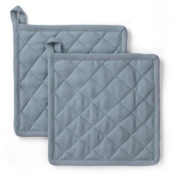 Stay Cold pannenlap 20x20cm blauw (2 stuks)