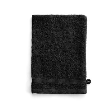 Bath Basics washand 16x21cm zwart (4 stuks)