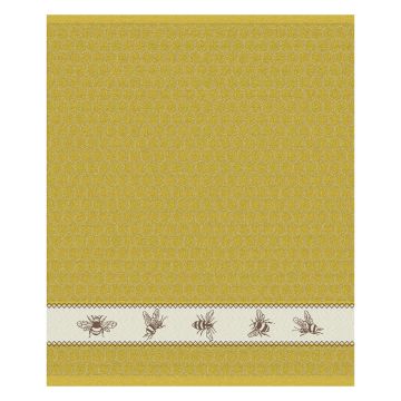 DDDDD Bees keukendoek 50x55cm geel (6 stuks)