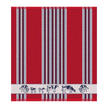 DDDDD Friesian keukendoek 50x55cm rood (6 stuks)
