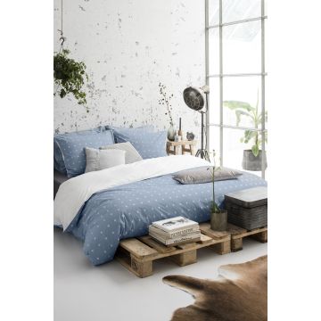 Odd Twins dekbedovertrek 200x200cm blauw