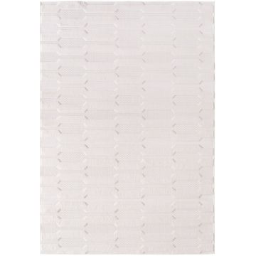 Doha Veyra vloerkleed laagpolig rechthoek 160x230cm crème