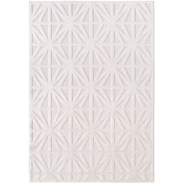 Doha Aryza vloerkleed laagpolig rechthoek 160x230cm crème