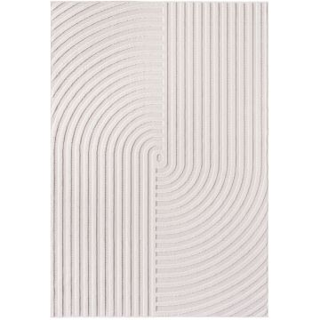 Doha Veyon vloerkleed laagpolig rechthoek 160x230cm crème