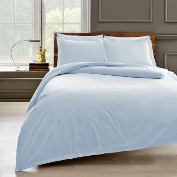 Taç Basic ranforce çift kişilik nevresim 200x220cm mavi