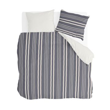 Steady Stripes dekbedovertrek 240x220cm blauw