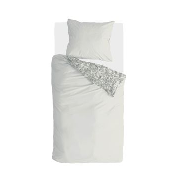 Perfect Paisley dekbedovertrek 135x200cm gebroken wit