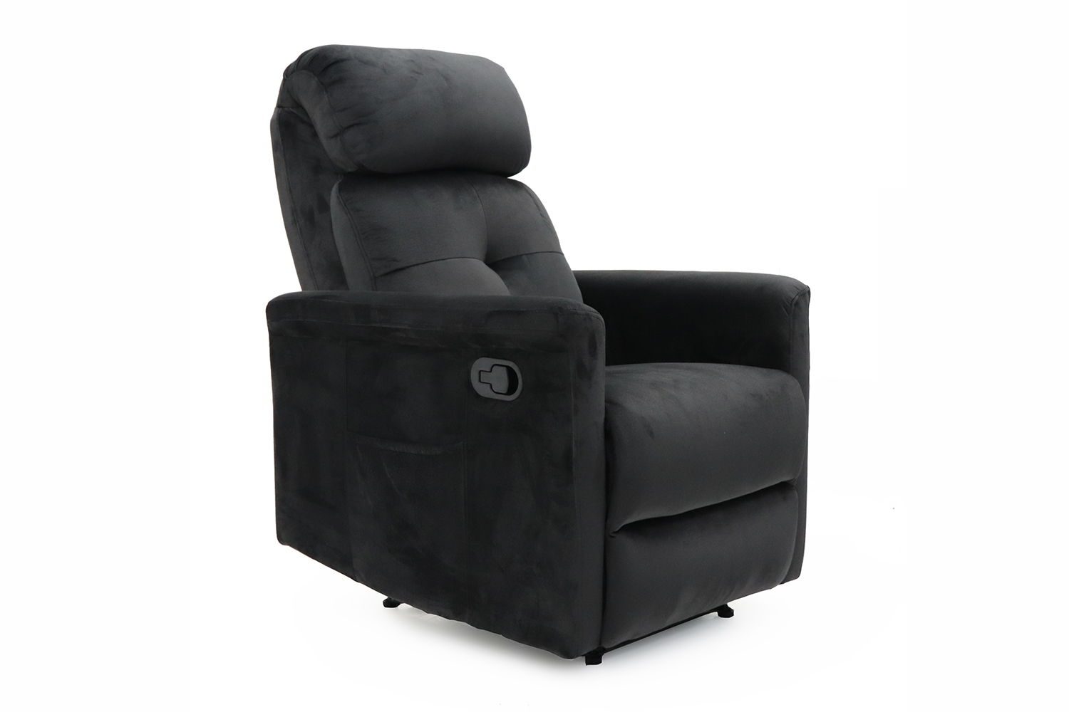 Wuna Relaxfauteuil – Manueel Verstelbaar – Stof – Zwart