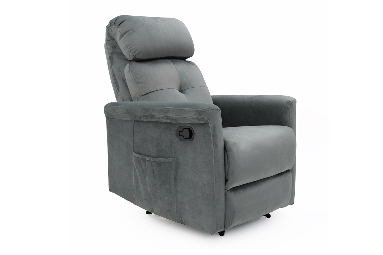 Wuna Relaxfauteuil – Manueel Verstelbaar – Stof – Grijs