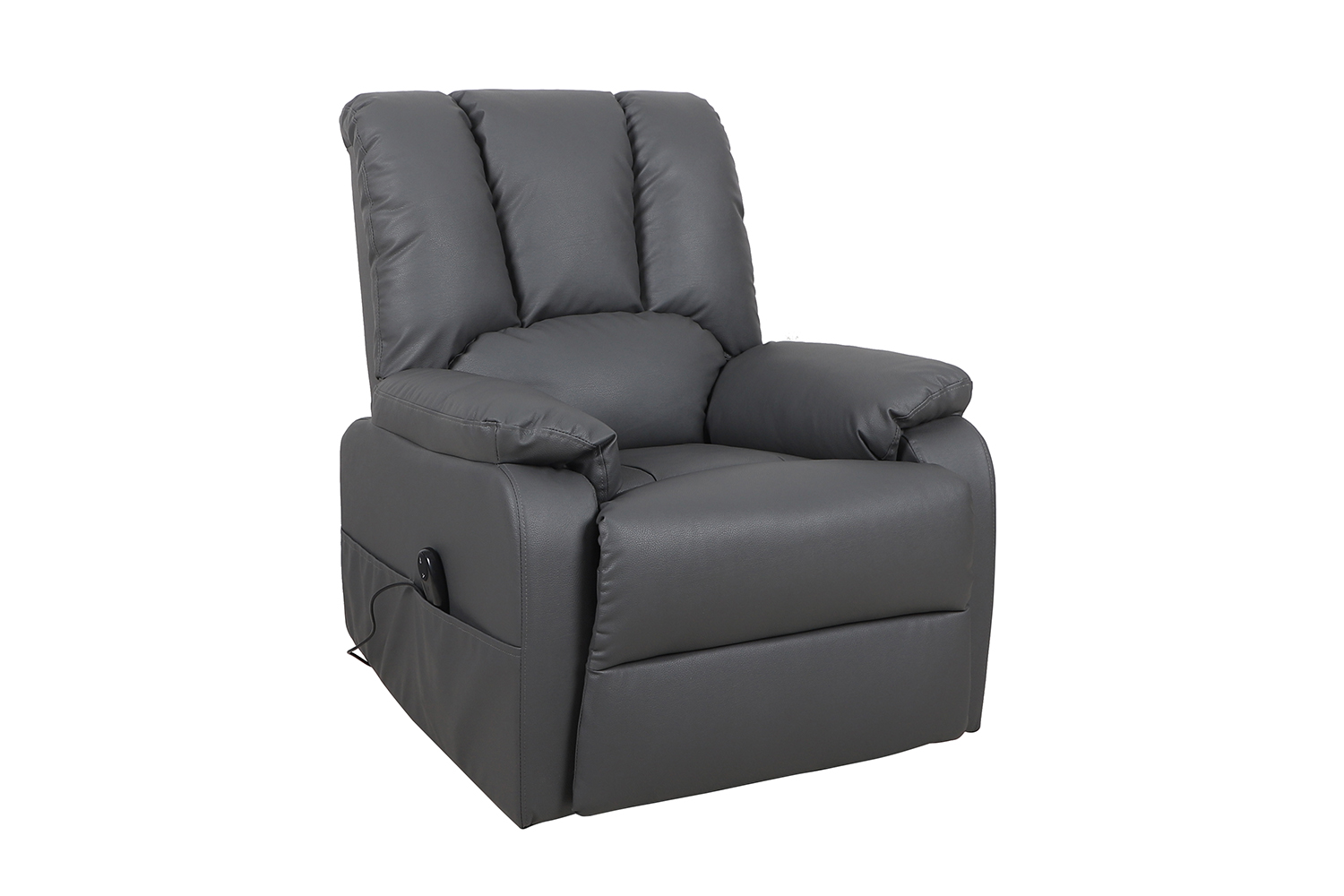 Osra Electrische Relaxfauteuil met Lift – Kunstleer – Grijs