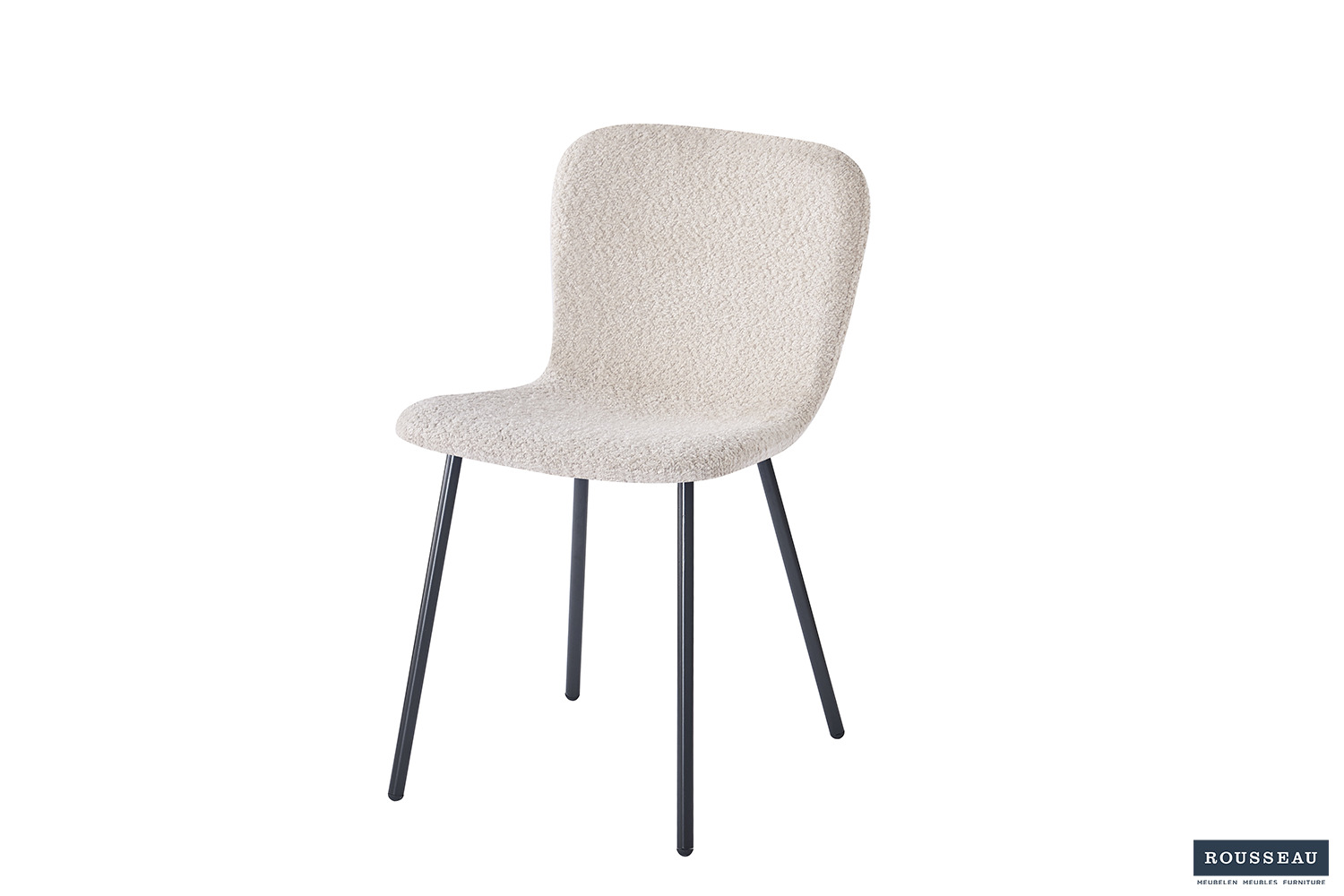 Suen Eetkamerstoel – Bouclé – Zand