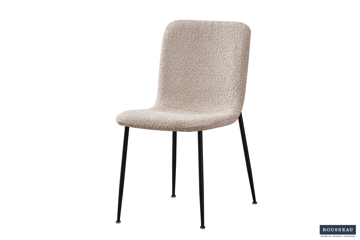 Alira Eetkamerstoel – Bouclé – Beige