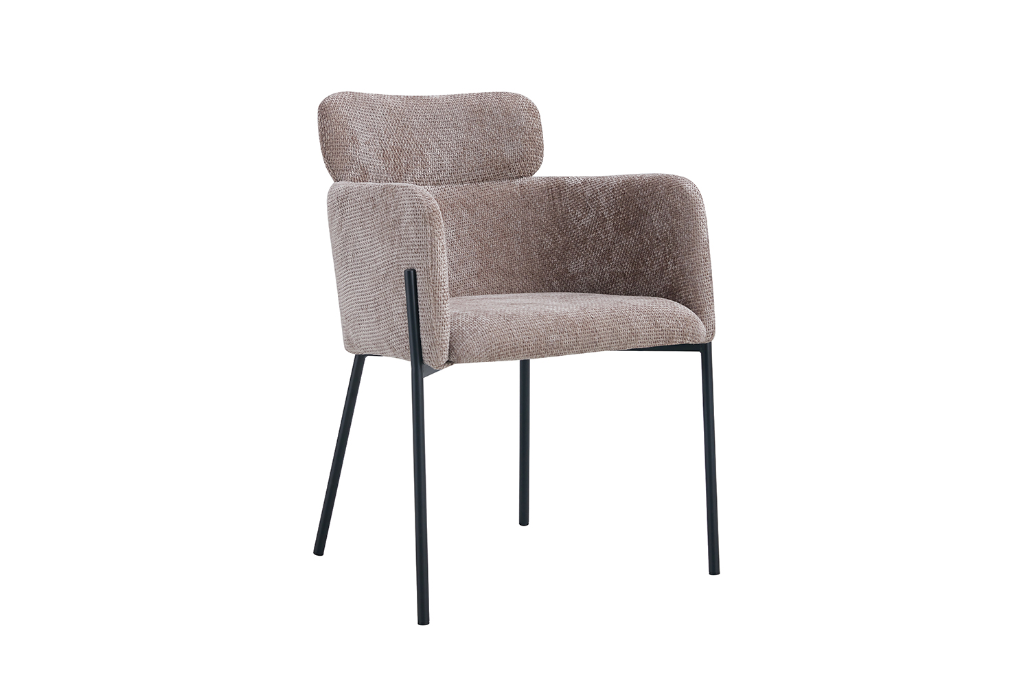 Naela Eetkamerstoel met Armleuning – Stof – Zand