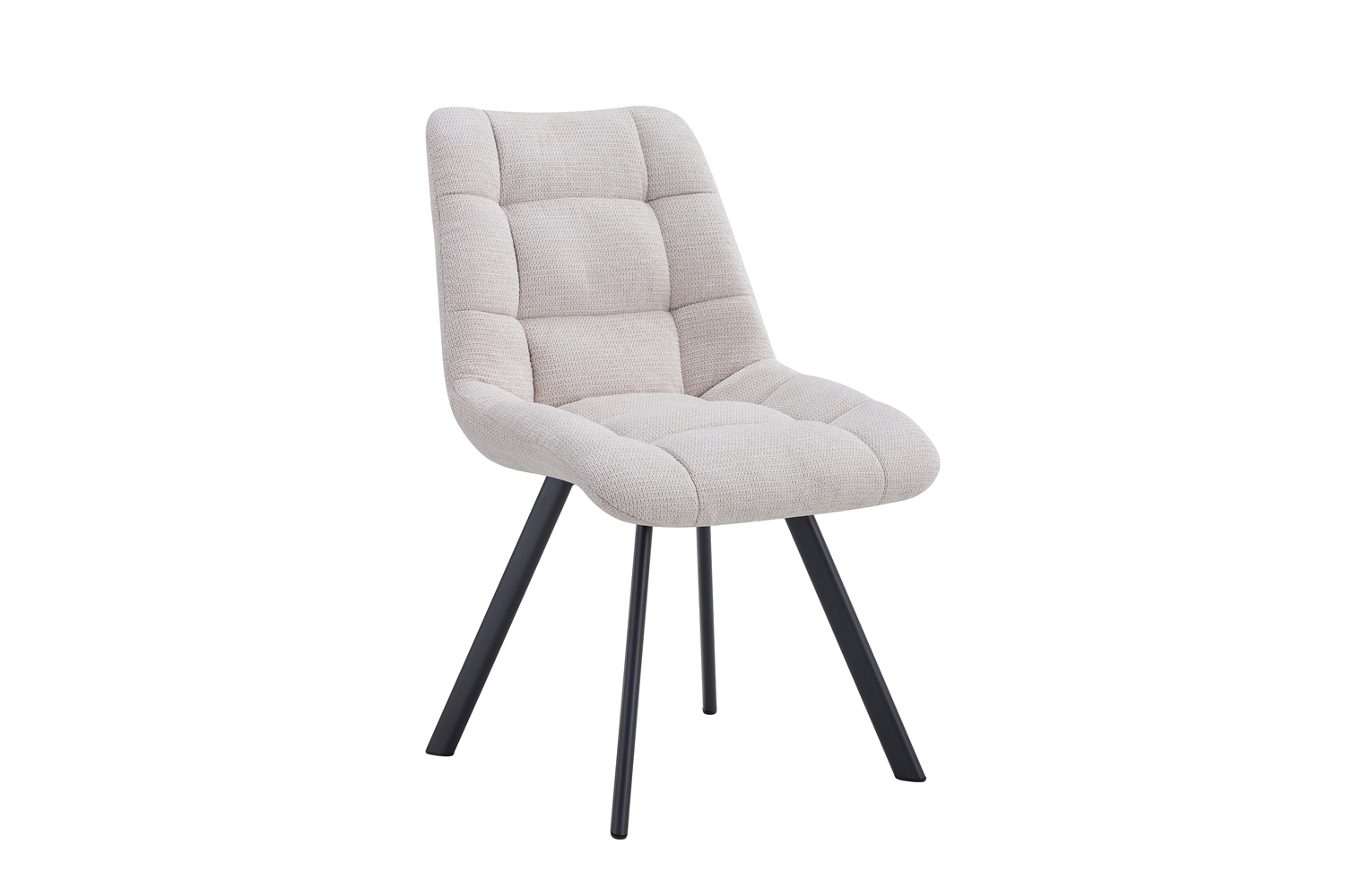 Lixia Eetkamerstoel – Stof – Beige