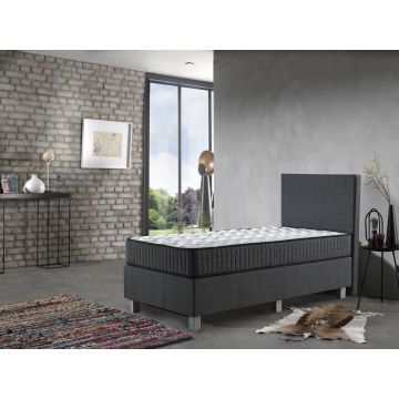Space opbergboxspring 90x200cm antraciet