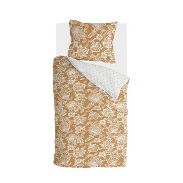 Country Love dekbedovertrek 135x200cm cognac