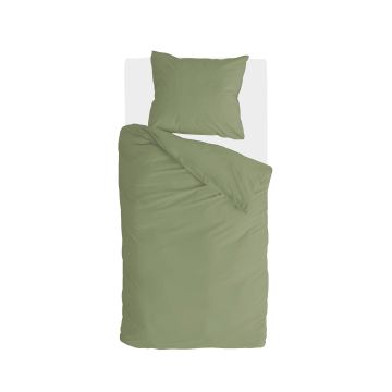 Soft Structure dekbedovertrek 135x200cm groen