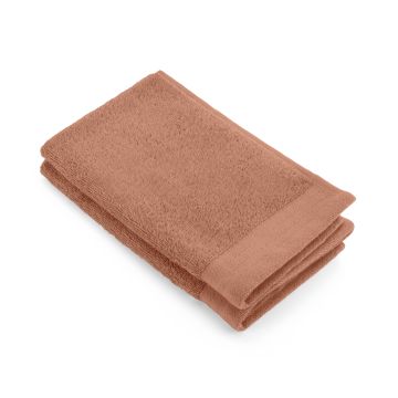 Soft Cotton gastendoek 30x50cm terra (2 stuks)