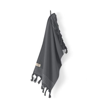 Soft Cotton Hamam gastendoek 30x50cm antraciet (2 stuks)