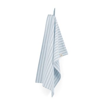 Dry with Stripes theedoek 50x70cm jeans blauw