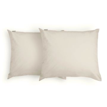 Crispy Cotton kussensloop 60x70cm zandkleur