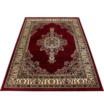 Marrakesh Afra vloerkleed laagpolig rechthoek 300x400cm rood