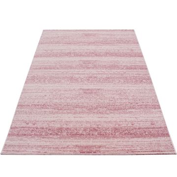 Plus vloerkleed laagpolig rechthoek 200x290cm roze