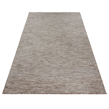 Mambo buitenkleed platgeweven rechthoek 80x150cm beige