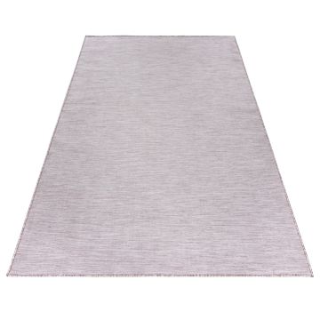 Mambo buitenkleed platgeweven rechthoek 120x170cm roze