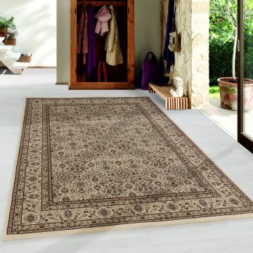 Kashmir Hereke vloerkleed laagpolig rechthoek 80x150cm beige