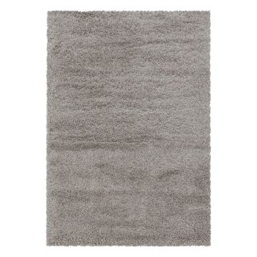 Fluffy Shaggy vloerkleed hoogpolig rechthoek 240x340cm beige