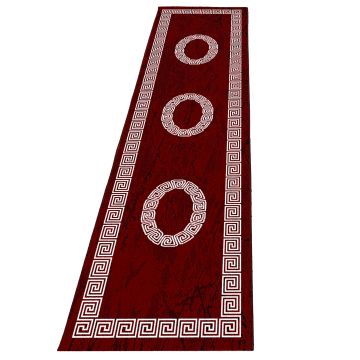 Plus Laby vloerkleed laagpolig loper 80x300cm rood