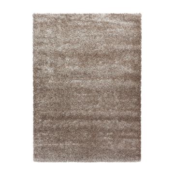 Brilliant Shaggy vloerkleed hoogpolig rechthoek 280x370cm taupe