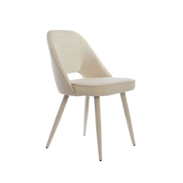 DJESLIN eetkamerstoel 57x51x84cm beige