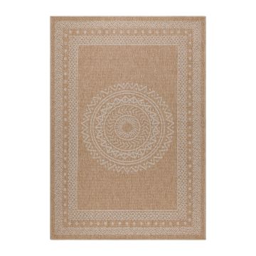 Dhaka Shapl binnen- & buitenkleed loper 80x150cm jute beige