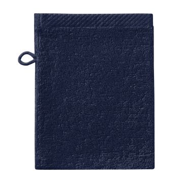 Seahorse Pure washand 16x21cm indigo (3 stuks)