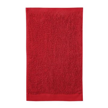 Seahorse Pure gastendoek 30x50cm rood (3 stuks)