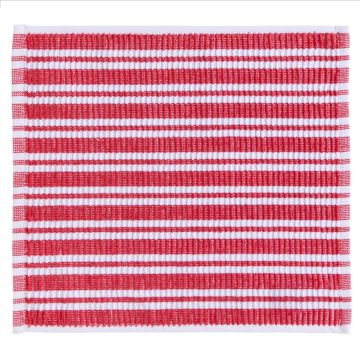 DDDDD Classic Stripe vaatdoek 30x30cm rood (4 stuks)