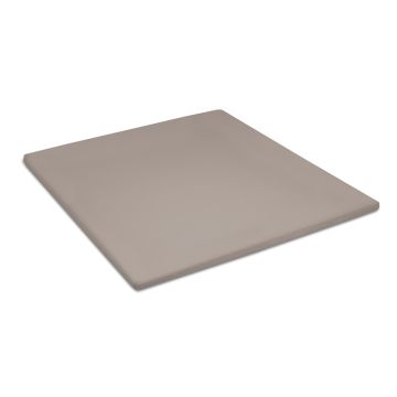 Cinderella Weekend topper hoeslaken 200x200cm katoen taupe (tot 15cm)