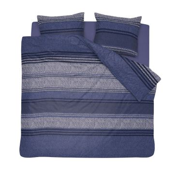 Cinderella Astor Lits-jumeaux dekbedovertrekset 240x220cm katoen jeans blauw