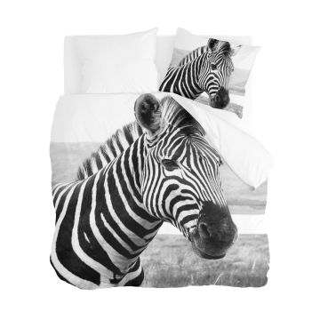 Beastly dekbedovertrek 200x220cm zwart/wit