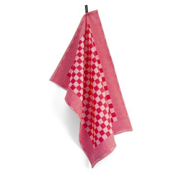 Clean & Tidy theedoek 50x70cm rood (6 stuks)