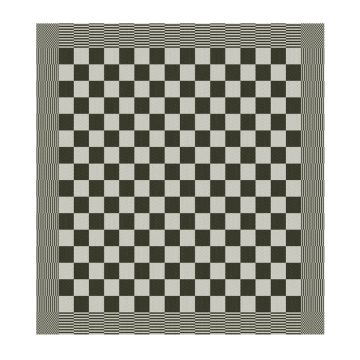 DDDDD Barbeque theedoek 65x65cm zwart (6 stuks)